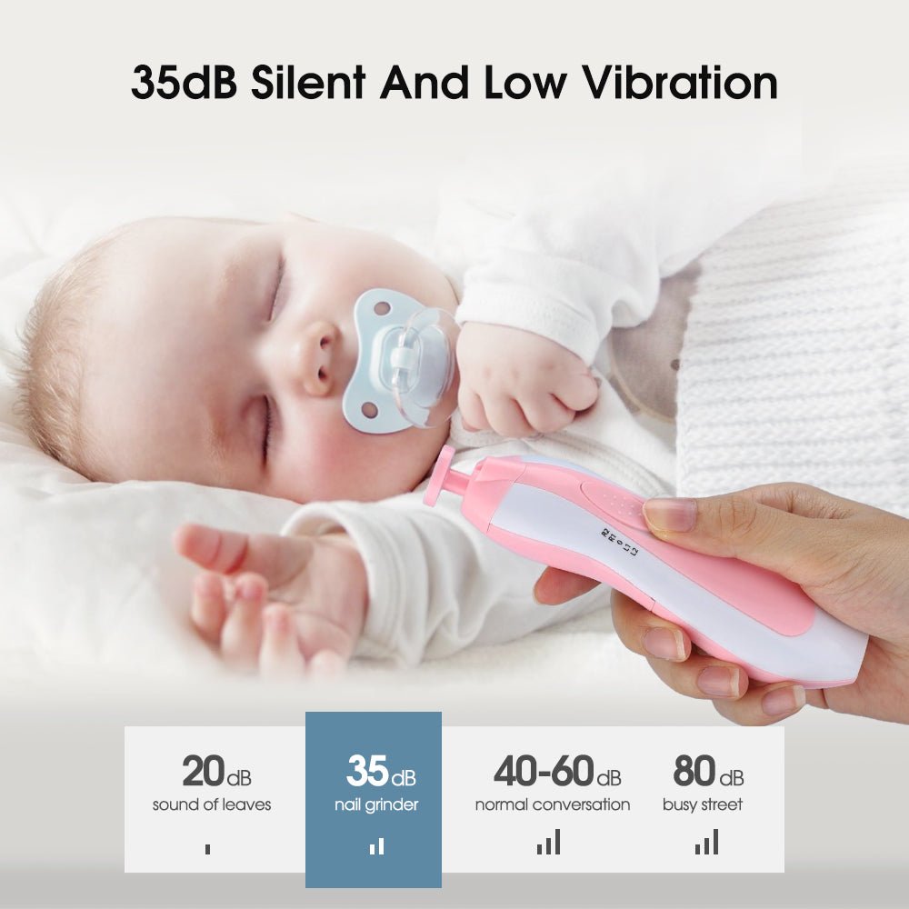 Electric Baby Nail Trimmer – Safe, Silent & Gentle Nail Care