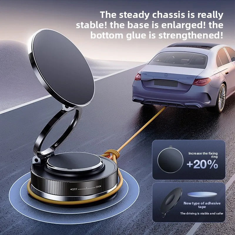 🔄360° Adjustable Vacuum Magnetic Phone Holder📱🚗