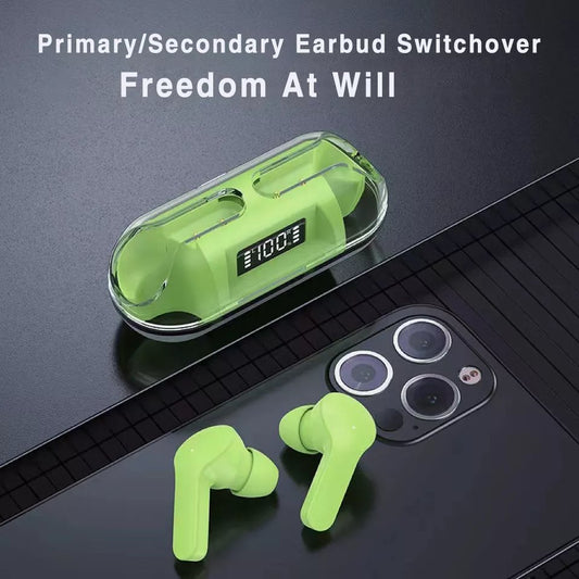 Crystal Wireless Earphones – Transparent Air 33 | Stylish, Clear & Powerful Sound