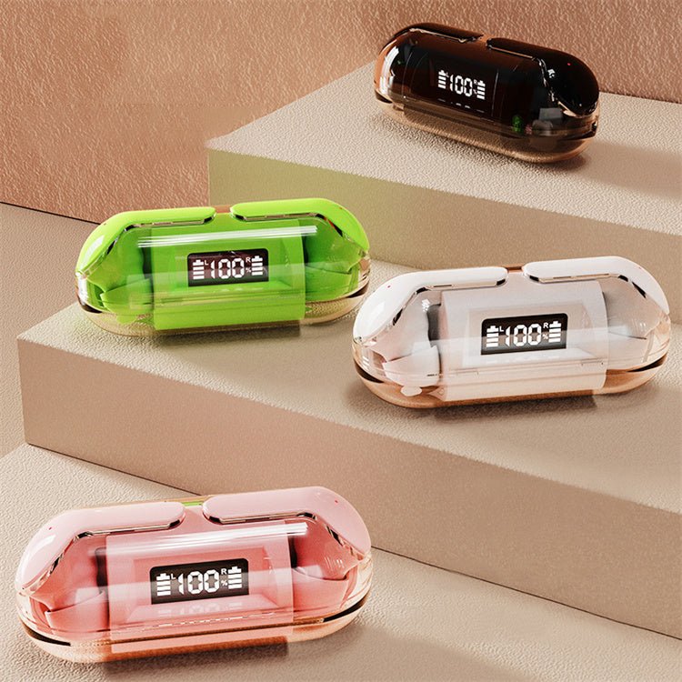 Crystal Wireless Earphones – Transparent Air 33 | Stylish, Clear & Powerful Sound