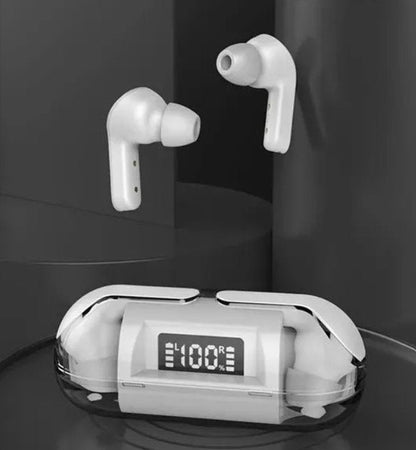 Crystal Wireless Earphones – Transparent Air 33 | Stylish, Clear & Powerful Sound