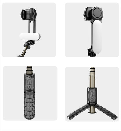 Smart Handheld Gimbal – 3-in-1 Selfie Stick, Tripod & Stabilizer