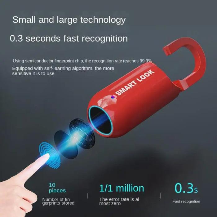 Smart Fingerprint Padlock
