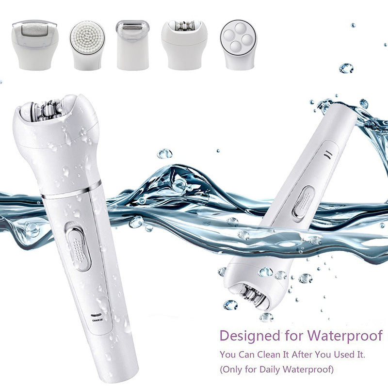 All-in-One Beauty Kit by Kemei – Hair Removal, Cleansing & Foot Care