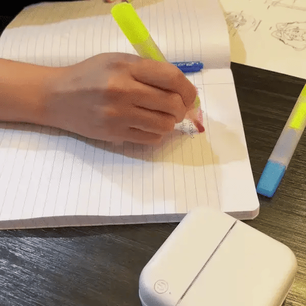 Portable Mini Thermal Printer – BT/Wireless Document & Photo Print Anywhere