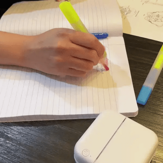 Portable Mini Thermal Printer – BT/Wireless Document & Photo Print Anywhere