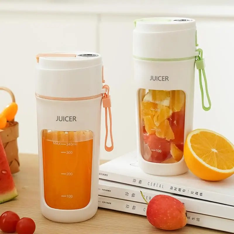 Portable Mini Juicer Blender– 340ml Rechargeable Portable Mixer
