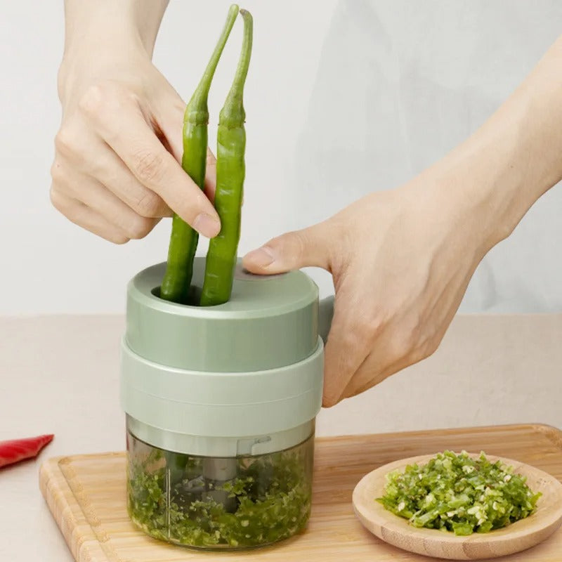Mini Rechargeable Kitchen Chopper – Easy Chop, Blend & Puree
