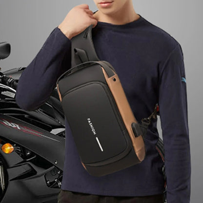 Fashion Crossbody Bag Anti-theft Sling Backpack With Password Lock