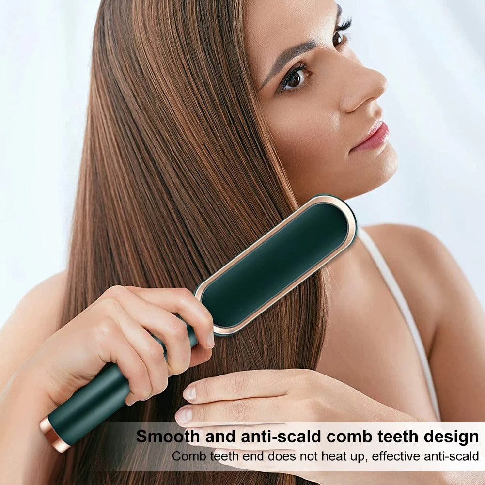 Electric Hair Straightening Comb with Temperature Control