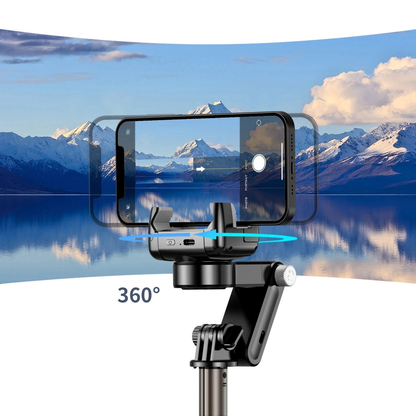 Smart Handheld Gimbal – 3-in-1 Selfie Stick, Tripod & Stabilizer
