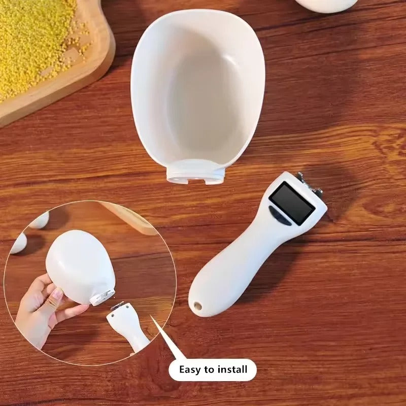 Portable Kitchen Measuring Spoon – 4 Unit Food Scale