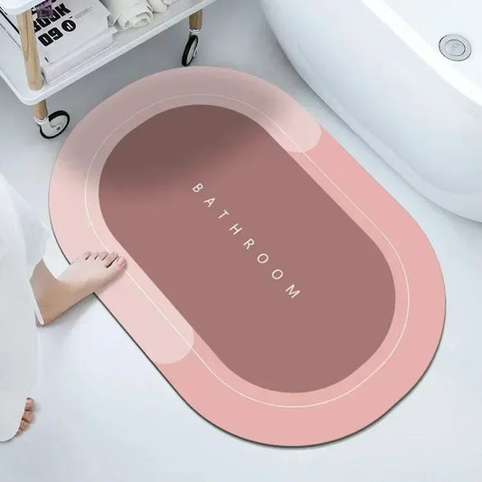 Stylish Anti-Slip Fast-Drying Bath Mat