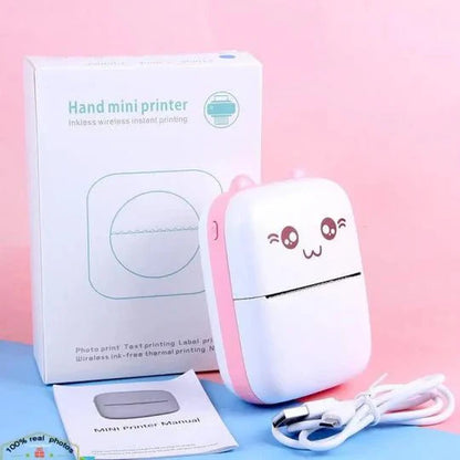 Portable Mini Thermal Printer – BT/Wireless Document & Photo Print Anywhere
