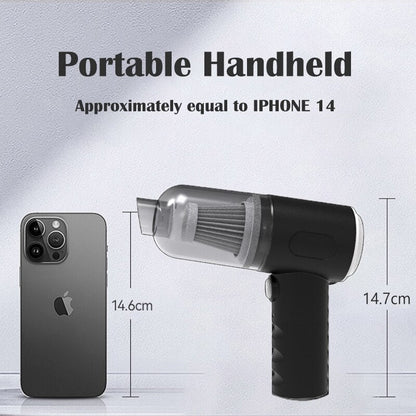 Mini Handheld Vacuum for Car & Home – Dual Attachments