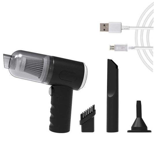 Mini Handheld Vacuum for Car & Home – Dual Attachments