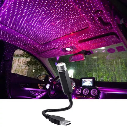 Mini LED Car Star Light – Adjustable Star Projector for Car & Home