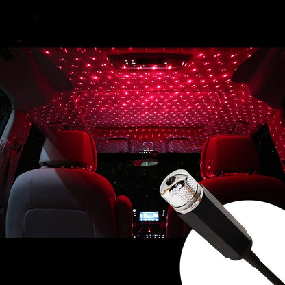 Mini LED Car Star Light – Adjustable Star Projector for Car & Home