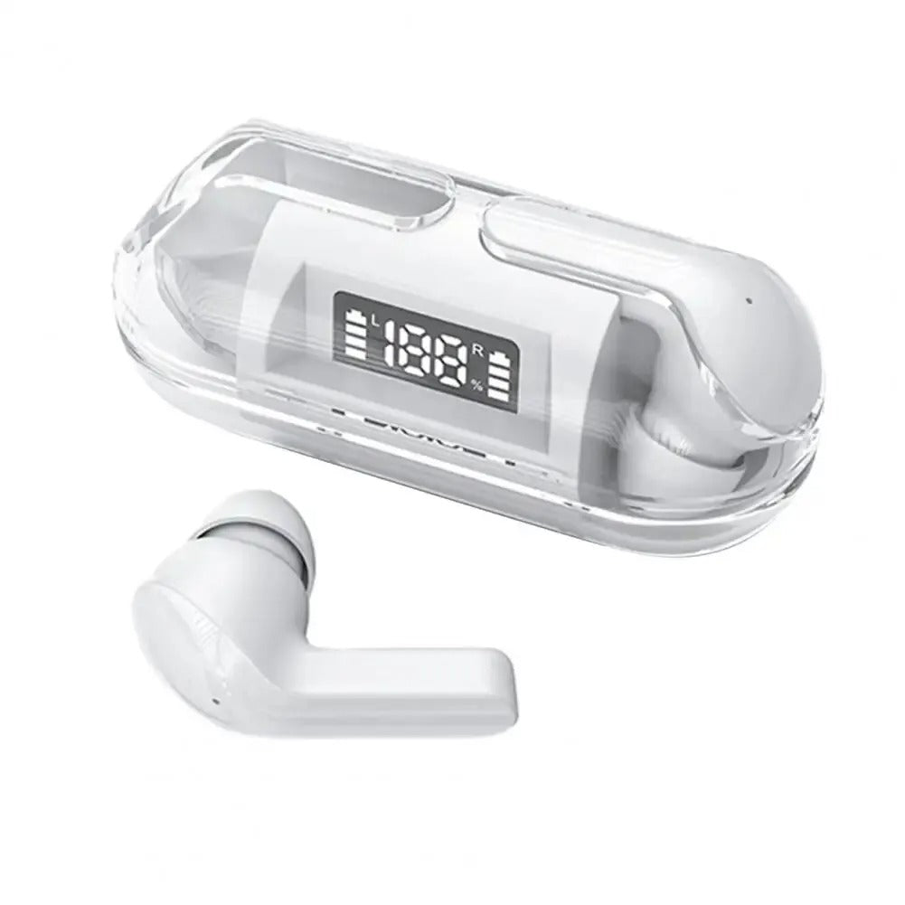Crystal Wireless Earphones – Transparent Air 33 | Stylish, Clear & Powerful Sound